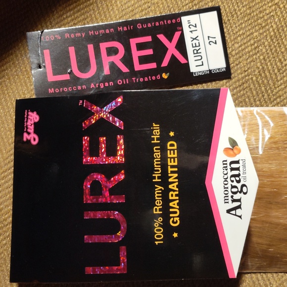 Zury Lurex 100% Premium Remi Human Hair silky straight 12 inches color 27 - Picture 3 of 6